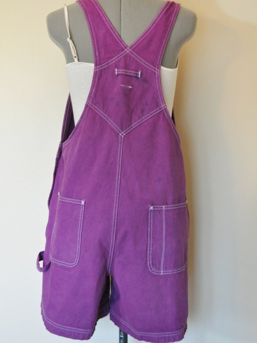 Purple Women's Short Overalls